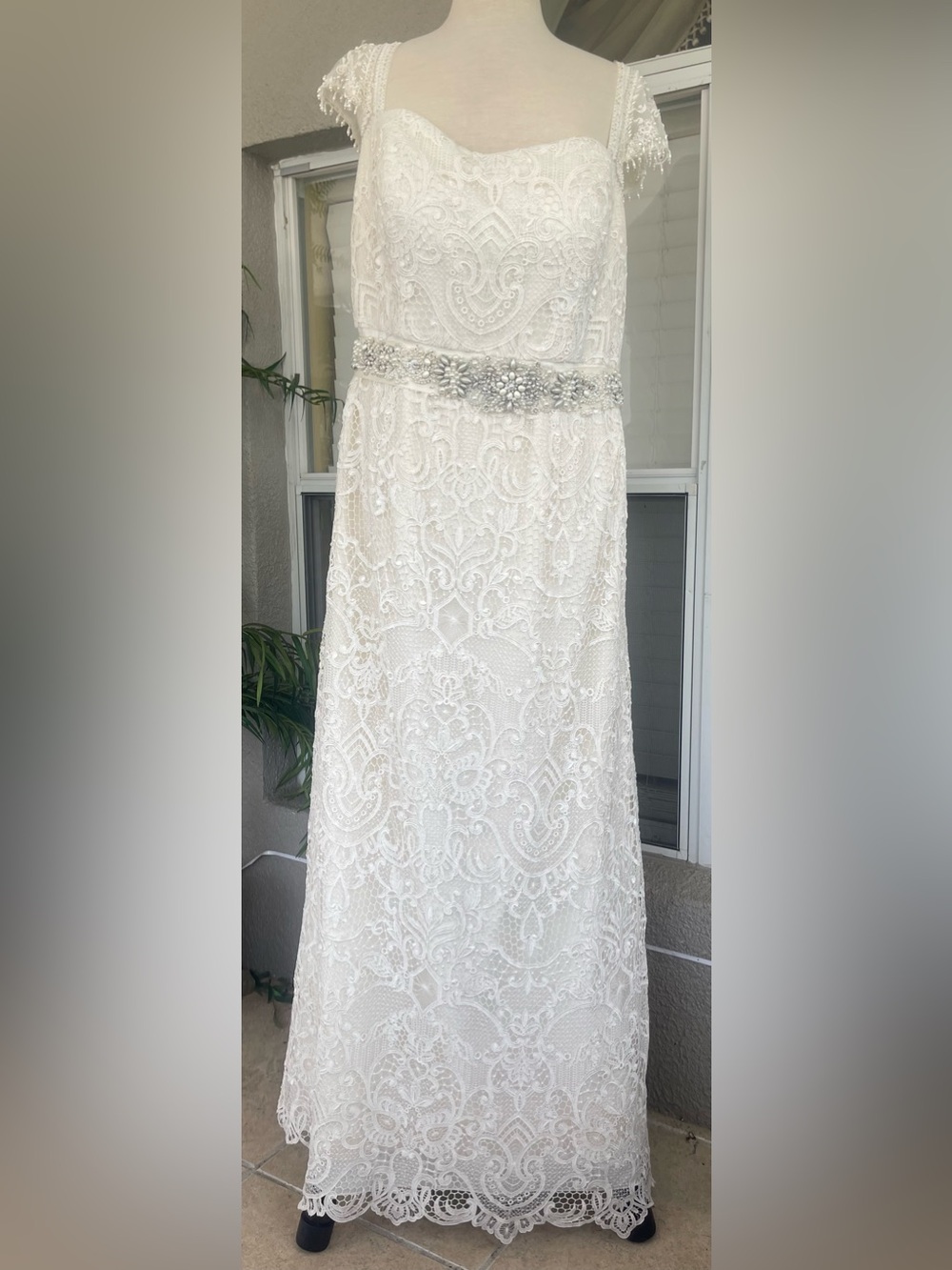 Melissa Sweet Ivory Bridal Label Satin Lining